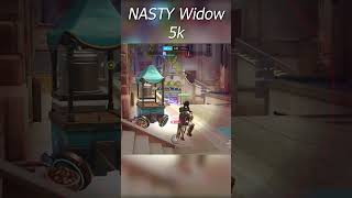 NASTY Widowmaker Team Wipe 5k In Overwatch 2 shorts [upl. by Ewart]