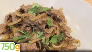 Recette de Boeuf aux oignons à la Chinoise  750g [upl. by Adav]