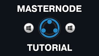 Masternode  How to install a Transfercoin TX Masternode on windows [upl. by Amersham901]