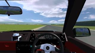 rFactor  Toyota AE86 ProjectD Tune  Bedford Autodrome  117430 [upl. by Arodoeht]