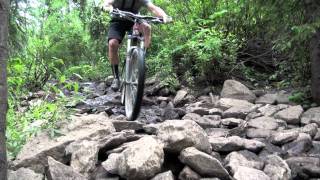 TREK REMEDY 99 TEST RIDE wwwmountainflyercom [upl. by Brest]