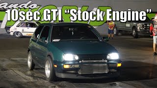 550hp GTI VR6 going mid 10s on a stock 12 valve engine [upl. by Kentigera]