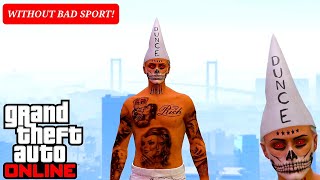 GTA 5 HOW TO GET THE DUNCE CAP WITHOUT BAD SPORT GTA 5 DIRECTOR MODE GLITCH 158 XBOXPS4 [upl. by Refannej]