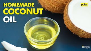 Homemade Coconut Oil  Cooking With Aunty D [upl. by Ahseyd109]