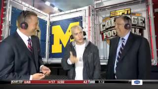 Eminem talks Berzerk MMLP2 amp asks Brent Musburger to call a Lions Game FULL [upl. by Ayahsal]