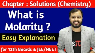 What is Molarity  Class 12th Chemistry  Alakh Pandey Sir  Alakh Sir Highlights [upl. by Aneelak149]