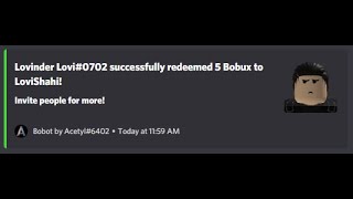 HOW TO GET ROBUX FOR FREE NO SCAM Discord Servers [upl. by Rivers142]