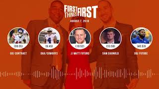 First Things First audio podcast 8718 Cris Carter Nick Wright Jenna Wolfe  FIRST THINGS FIRST [upl. by Faubion]