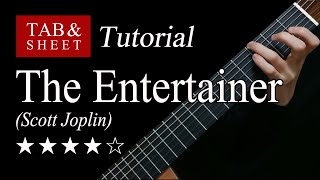 The Entertainer  Guitar Lesson  TAB [upl. by Luis]