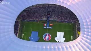 FRANCE VS GERMANY  NATIONAL ANTHEM 12 FINAL UEFA 2016 [upl. by Nihsfa]