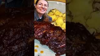 Marinated roasted pork ribs  Full recipe – SlowCookingFireplace [upl. by Ahsait97]