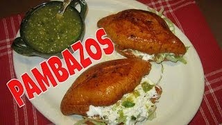 COMO HACER PAMBAZOS  ANTOJITOS MEXICANOS Recetas de Aleliamda [upl. by Oirotciv]