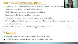 High Voltage Electrophoresis HVE [upl. by Asel]