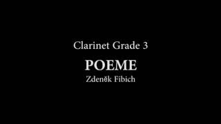 Poeme by Zdeněk Fibich  for Clarinet and Piano [upl. by Ailecnarf]