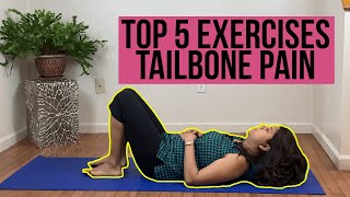 Top 5 Exercises for Coccyx or Tailbone Pain  Pelvic Rehab Doc [upl. by Whall831]