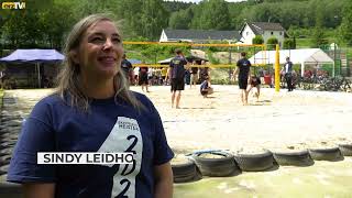 Neuer Beachvolleyballplatz in Bockau [upl. by Hgielrebma]