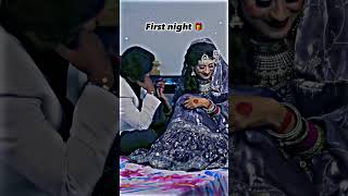 First night kiss time love saadi dulhanwahijopiyamanbhaye weddingcelebration [upl. by Rechaba]