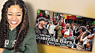 Harry Mack Guerrilla Bars 52 New York City REACTION🔥🔥 [upl. by Lafleur]