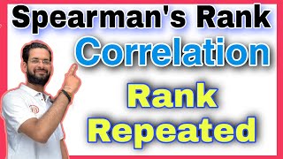 rank correlation coefficient between x and y  spearmans rank correlation coefficient [upl. by Becket]