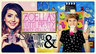 ZOELLA BEAUTY  TUTTI FRUITY COLLECTION OPENINGREVIEW  MARK FERRIS [upl. by Aneeb571]