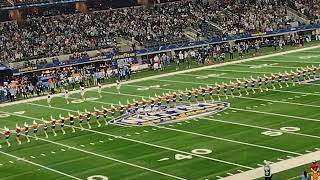 Kilgore Rangerettes perform pregame Cotton Bowl 2023 field view [upl. by Rubma]