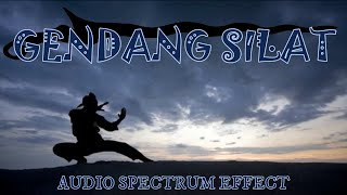 GENDANG SILAT MELAYU NUSANTARA AUDIO SPECTRUM EFFECT  TOP SONG 2020 [upl. by Ada]