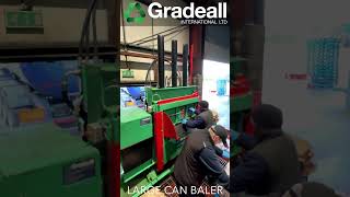 Gradeall Aluminium Can Baler [upl. by Frohne]