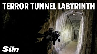 Israeli forces unearth MAJOR Hamas hostage terror tunnel complex in Khan Younis [upl. by Asiral151]