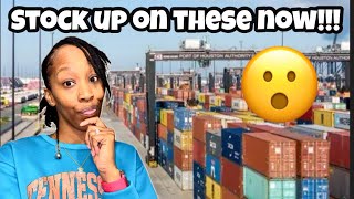 THE PORTS CLOSED😳 NOW WHAT Stock up on these items right now vlogtober [upl. by Giddings]