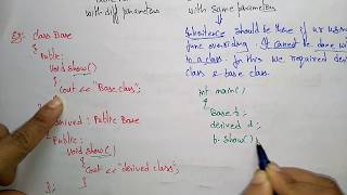 Function Overloading amp Overriding  Static Polymorphism  OOPs in C  Lec31  Bhanu Priya [upl. by Notsuh586]