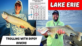 Early Morning Lake Erie Walleye  Using Dipsy Divers [upl. by Nilo450]