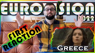 Romanian reacts to Eurovision 2022 Greece Amanda Georgiadi Tenfjord  Die Together [upl. by Gilliette]