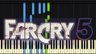 FAR CRY 5 OST  Now That This Old World Is Ending  piano cover  Synthesia [upl. by Eimmelc978]