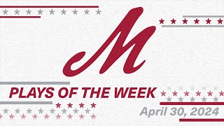 Muhlenberg College Plays of the Week April 30 2024 [upl. by Anilejna689]