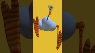 Gazoon Ostrich VS Snake shorts animalsvideo cartoon [upl. by Hna]