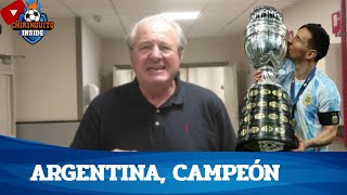 🇦🇷 MESSI y ARGENTINA campeones de la COPA AMÉRICA  El sentimiento de DALESSANDRO  El Chiringuito [upl. by Llertrac]