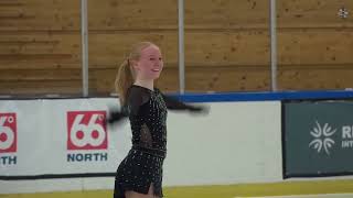 The Nordics Open 2023  Junior Women  Camilla Vinther Poulsen  Free Skating [upl. by Kingsly745]