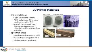 Effect of Halloysite Nanoclay on the Performance of 3D Printed CementBased Materials [upl. by Anelim]