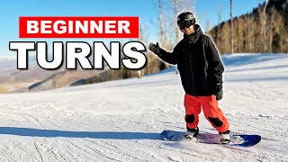 Improve Beginner Snowboard Turns with One Skill [upl. by Eissim]