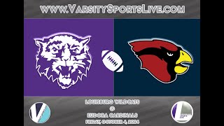 Louisburg Wildcats  Eudora Cardinals Football 1042024 [upl. by Truda271]