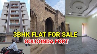 3BHK FLAT FOR SALE IN GOLCONDA FORT HYDERABAD FLAT FOR SALE IN HYDERABAD [upl. by Yelssew]