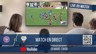 Pézenas  Prades  Rugby de France  Fédérale 2  Poule 3  18e Journée [upl. by Horwitz]