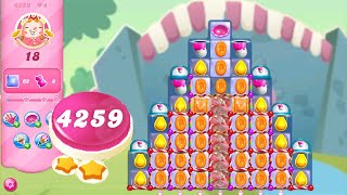 Candy Crush Saga Level 4259 NO BOOSTERS  2 Stars 🌟🌟 [upl. by Tanaka]