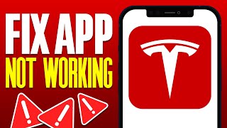 How To Fix Tesla App Not Working 2024 [upl. by Oeramed851]