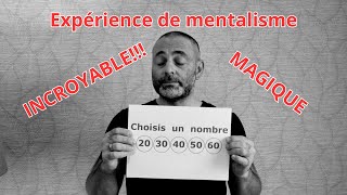 expérience mentalisme extraordinaire pour lire dans tes pensées [upl. by Adnac300]