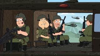 Family Guy  Quagmire Vietnam Fortunate Son [upl. by Gilbart108]