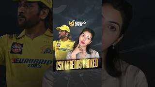 Top 5 Greatest CSK Players in IPL History CSK shorts ytshorts [upl. by Elag545]