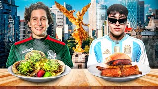 Batalla de ASADO MÉXICO vs ARGENTINA con Tiago PZK [upl. by Aiuoqes]