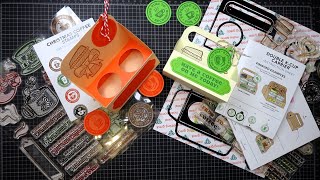 Diamond Press Double KCup Carrier amp Christmas Coffee Stamps Review Tutorial So Very Cute [upl. by Festa]