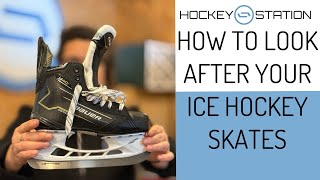 How To Look After Your Ice Hockey Skates [upl. by Bratton]